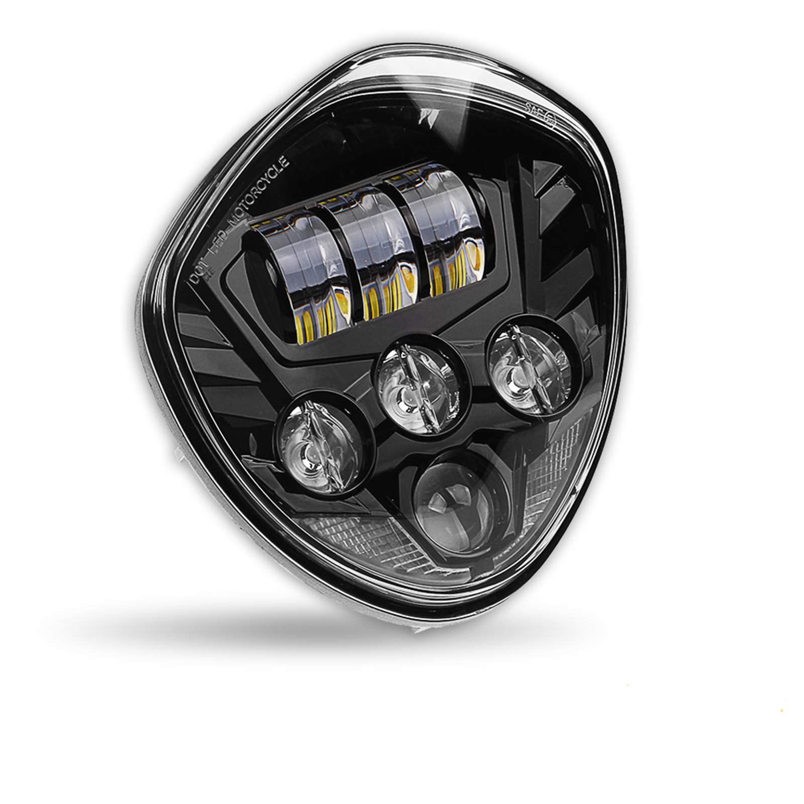 SUNPIE Motorcycle LED Headlight Assembly Compatible with Victory